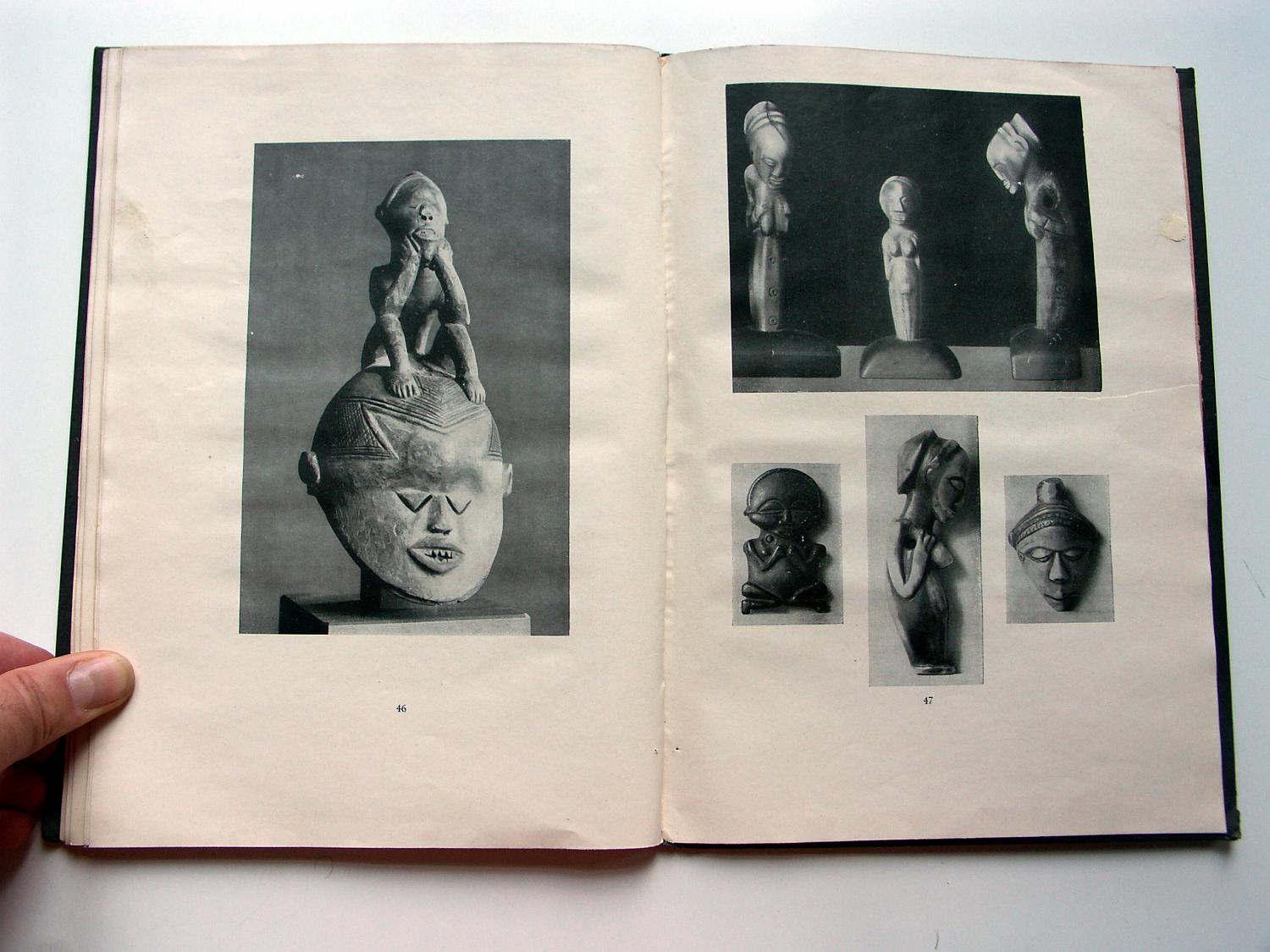 zz-eins21,s.78 46 yaka,holz-maske,mfv folkwang hagen und 47 (luba und